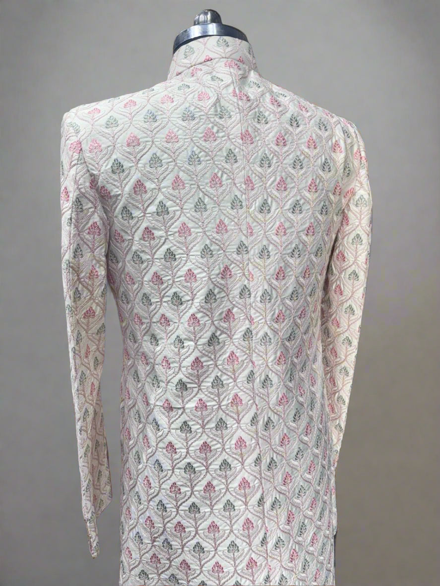 Multicolor Floral Print Sherwani  #MS103