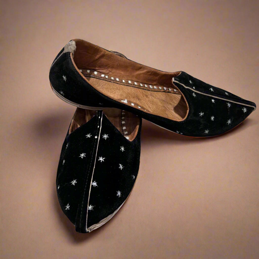 Black Star Pattern Leather Mojdi #MM124