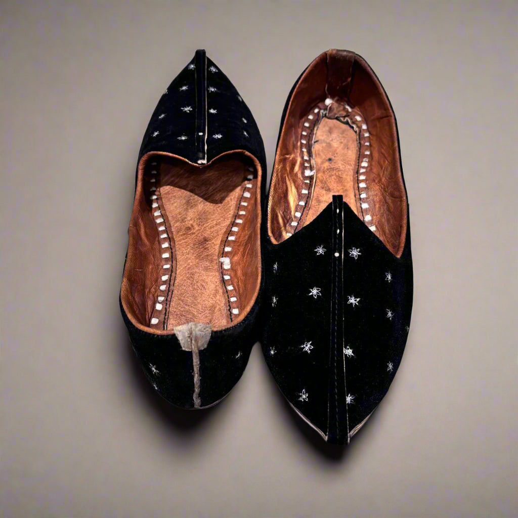 Black Star Pattern Leather Mojdi #MM124