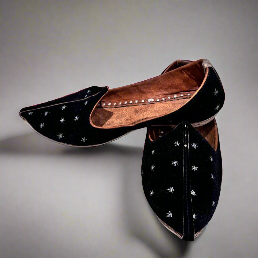 Black Star Pattern Leather Mojdi #MM124